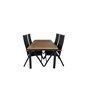 Panama Bord 160/240 - Sort / Teak, Panama Light 5-pos Stol Sort / Sort og teak_4