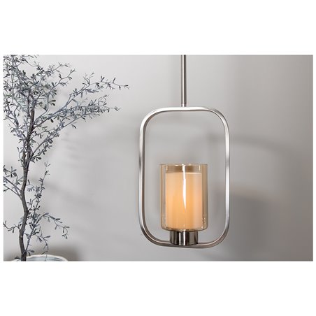 Aludra Pendant Lamp L220*W120*H340 Nickle