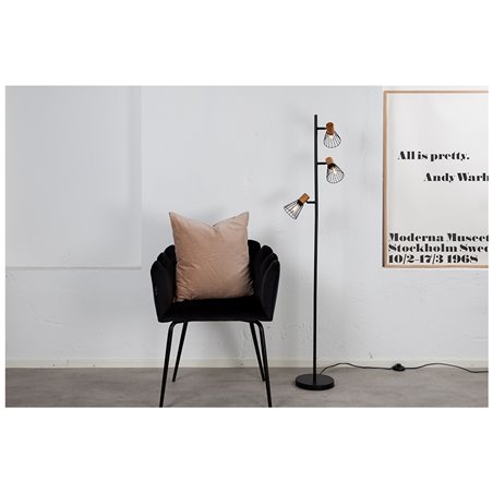 Atticus Floor Lamp L240*W200*H1385 Black