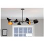 Elda Ceiling Lamp L1250*W1040*H580 Black / Copper Elda Ceiling Lamp L1250*W1040*H580 Black / Copper