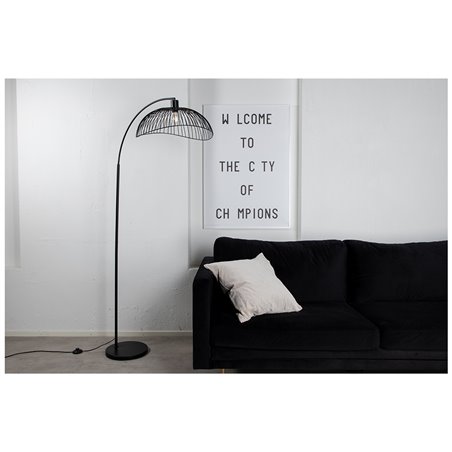 Golvlampa Elsa 50x180cm - Svart