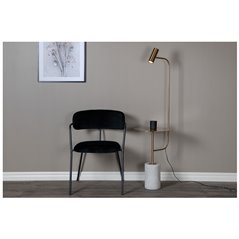 Golvlampa Vega 40x146cm - Mässing / Ljus Marmor