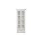 Vitrineskab Bristol 172x71x31cm - Antik hvid - Træ / Glas