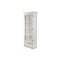 Vitrineskab Bristol 172x71x31cm - Antik hvid - Træ / Glas