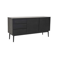 Skänk/Sideboard Ekeberg 160x45x80cm - Svart - Ask/Trä