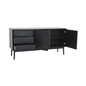 Skänk/Sideboard Ekeberg 160x45x80cm - Svart - Ask/Trä