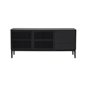 Skänk/Sideboard Gradino 180x45x80cm - Svart - Ask/Trä/ek