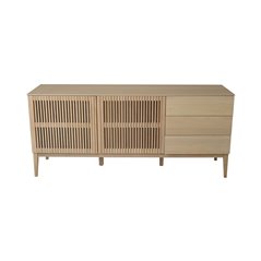 Skänk/Sideboard Gradino 180x45x80cm - Natur - Ask/Trä/ek