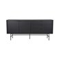 Skänk/Sideboard Parade 200x45x90cm - Svart - Metall/Ask