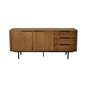 Skänk/Sideboard Quebec 180x45x80cm - Natur/Svart - Vildek/Metall/Trä