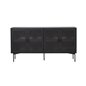 Skänk/Sideboard Raffels 175x40x90cm - Svart - Ek/Trä/Rotting/Metall Skänk/Sideboard Raffels 175x40x90cm - Svart - Ek/Trä/Rotting/Metall