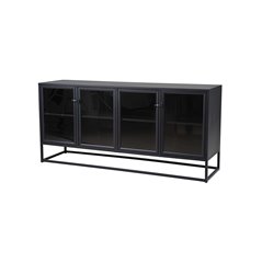 Skänk/Sideboard Riff 167x45x78cm - Svart - Metall/Trä