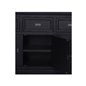 Skänk/Sideboard Surrey Castle 200x47x90 - Svart - Akacia/Trä