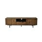 TV-taso Quebec 180x42x55cm - Natural / Musta - Wild dekki / metalli