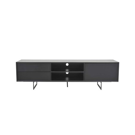 Tv-Bänk Vision 180x42x50cm - Svart - MDF/Metall