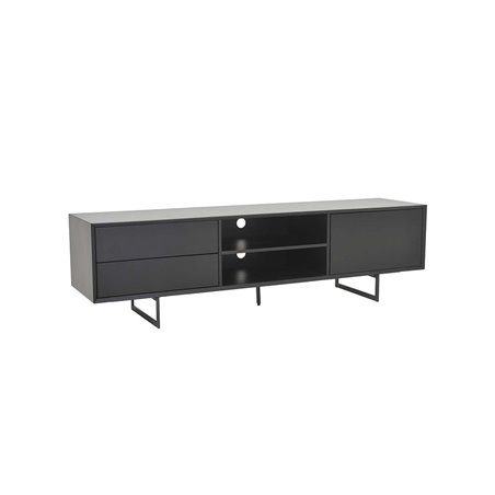 TV-taso Vision 180x42x50cm - Musta - MDF / metalli