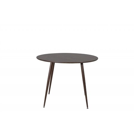 Plaza Round table 100 cm - Walnut top - Walnut legs