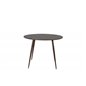 Plaza Round table 100 cm - Walnut top - Walnut legs