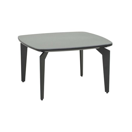 Soffbord Modena - 55x55x32cm - Svart - Keramik/Metall