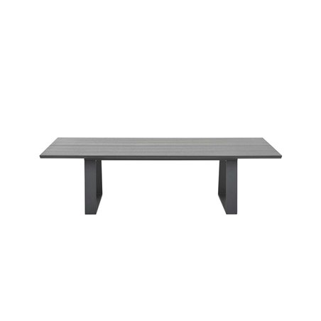 Soffbord Parade - 165x70x45cm - Svart/Faner - MDF/Metall