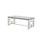 Soffbord Patricia - 60x45x120 - Transparent/Krom - Glas/Metall