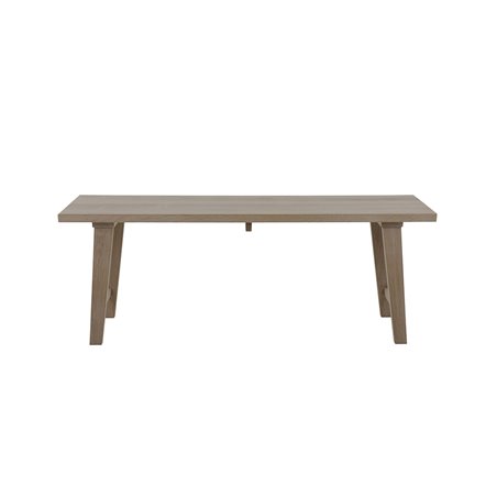 Bænk Frikk - 120x45x35cm - Naturlig - Hvidolieret Eg / MDF