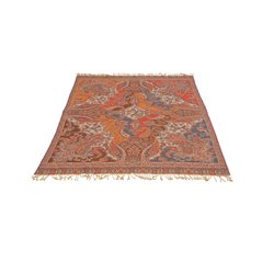 Pläd Viola - 140x200cm - Orange/Paisley/Flerfärgad - Ull