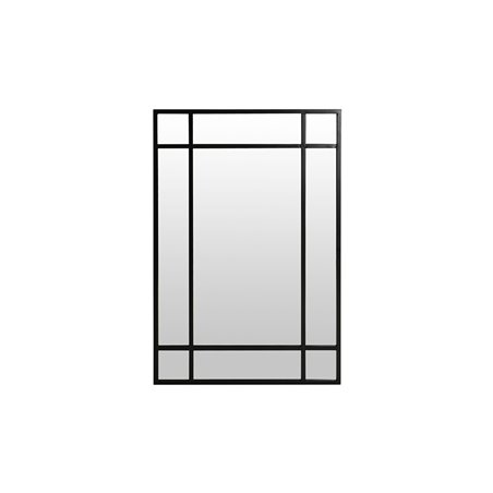 Spegel Manhattan Handtillverkad - 80x120cm - Antiksvart - Metall/Glas