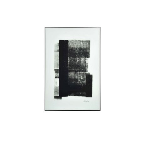 Tavla - B&W I - 120x80cm - Glas/Metall