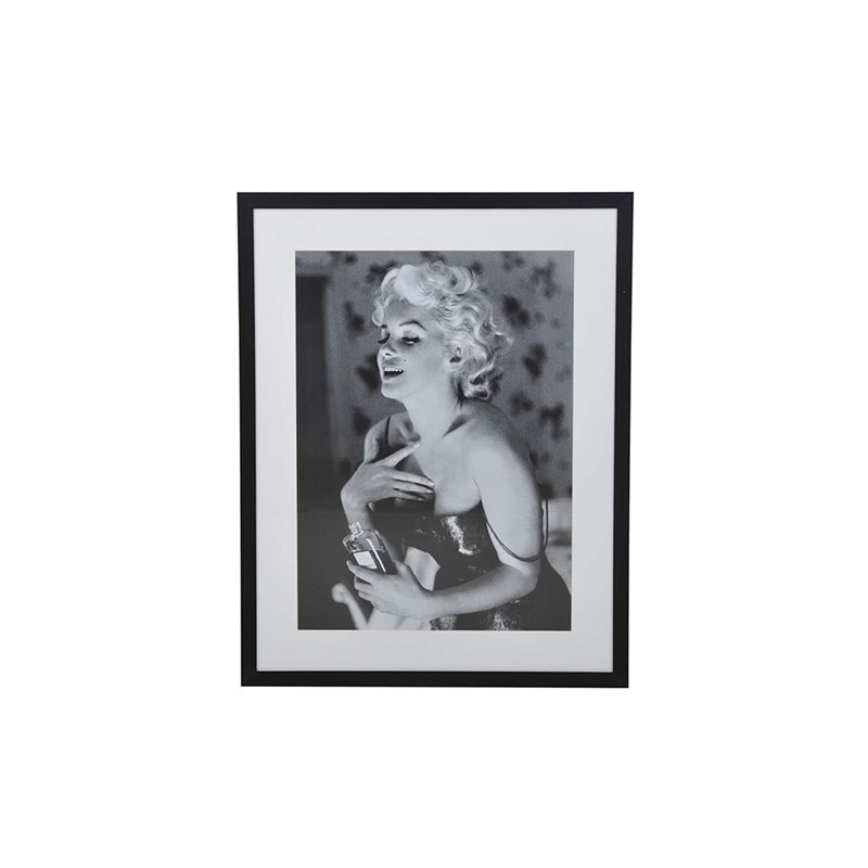 Maleri Villa - Marilyn Pose - 70x90cm - Glas / Træ