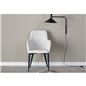 Comfort Dining Chair - Black Legs / Beige Cordutoy