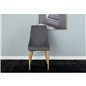 Leone - Dining Chair - Oak/Dark Grey