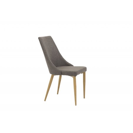 Leone - Dining Chair - Oak/Dark Grey