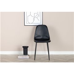 Polar Dining Chair Black PU