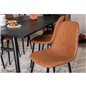 Polar Dining Chair - Brown / Black