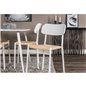 Polly Dining Chair - White / Nature