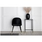 Velvet Dining Chair Brass - Black / Black