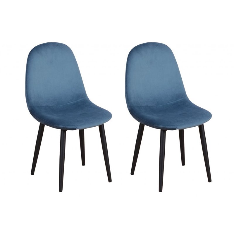 Polar dining Chair XXS -Blue Velvet