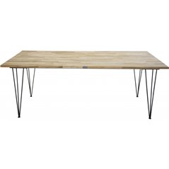 Matbord Bali 200x90 cm - Teak / Svart