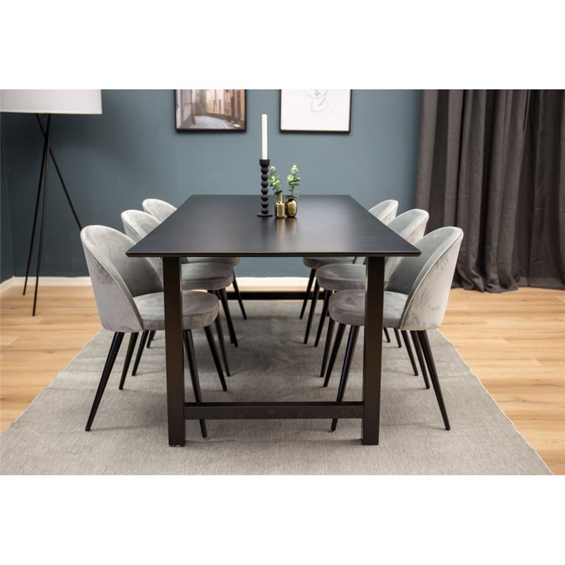 Count Dining Table - Black / Black