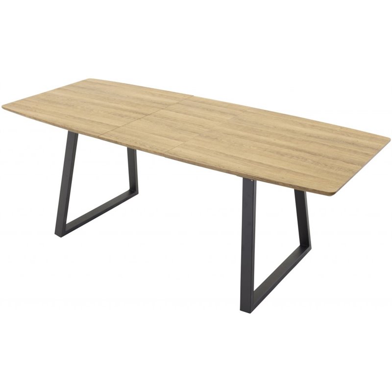 Inca Dining Table - 160/200*85*H75 - Oak / Black