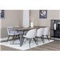 Marina Dining Table - 180*90*H75 - Grey / Black