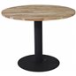 Cirebon Round Table - 140cm - Teak / Black