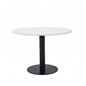 Razzia Dining Table 106cm -White Terazzo / Black