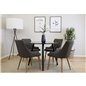 Plaza - Dining table - 100 ø - Black/Black