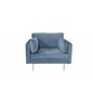 Boom - Single Chair Velvet - Blue