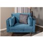 Boom - Single Chair Velvet - Blue