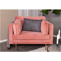 Boom - Single Chair Velvet - Dusty pink