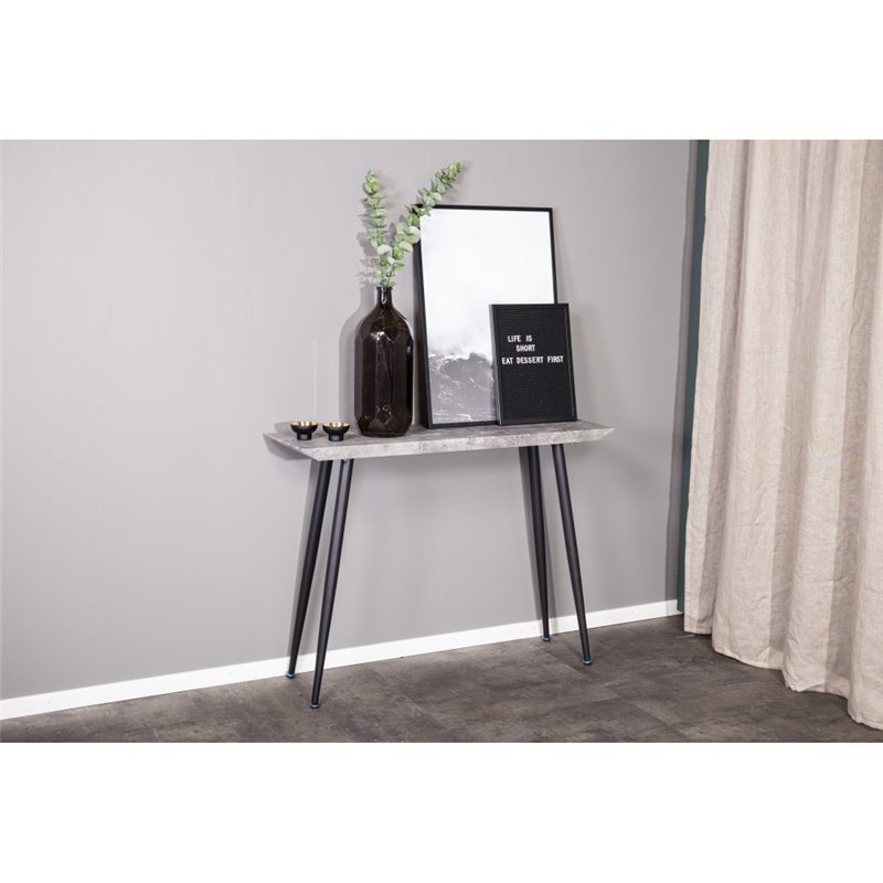 Edge Side Table - Black / concrete-look