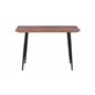 Edge Side Table - Black / vintage Teak-look